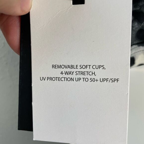 NWT DKNY Two-Piece Animal Print Swim Suit Size M - Picture 3 of 6